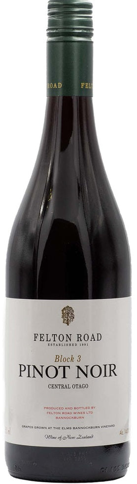 Pinot Noir 'Block 3', Felton Road 2020