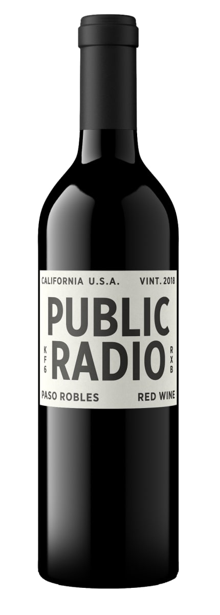 Public Radio Red Wine 'Paso Robles', Grounded Wine Co. 2018