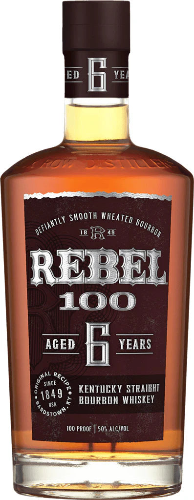 Rebel Bourbon 6 Year Old Kentucky Straight Bourbon Whiskey 100 Proof