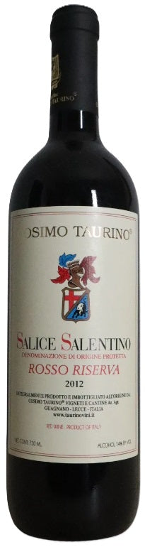 Salice Salentino, Cosimo Taurino 2012