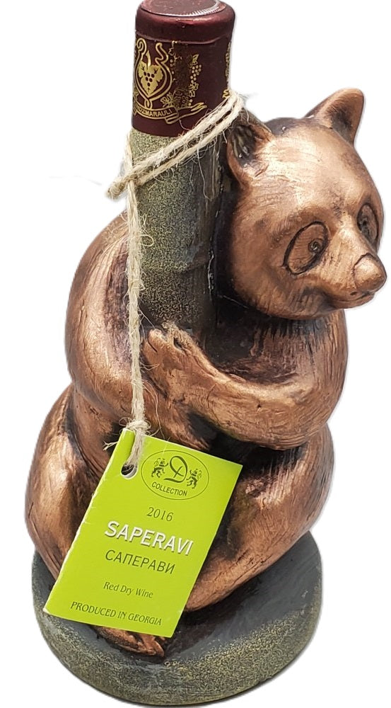 Saperavi Dry Red (Panda Clay Bottle) (Case only)