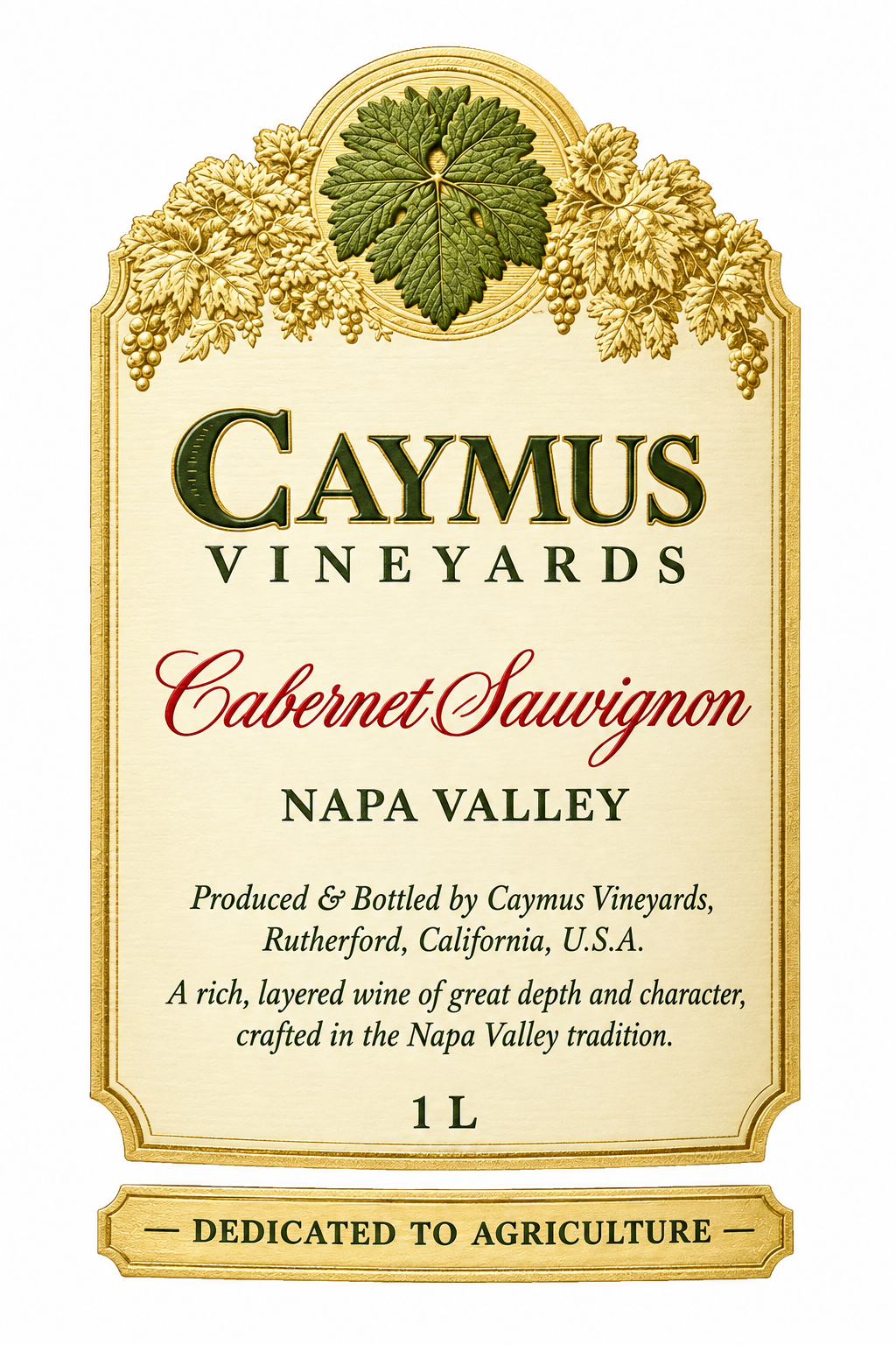 Caymus Cabernet Sauvignon Napa Valley 2023 1L