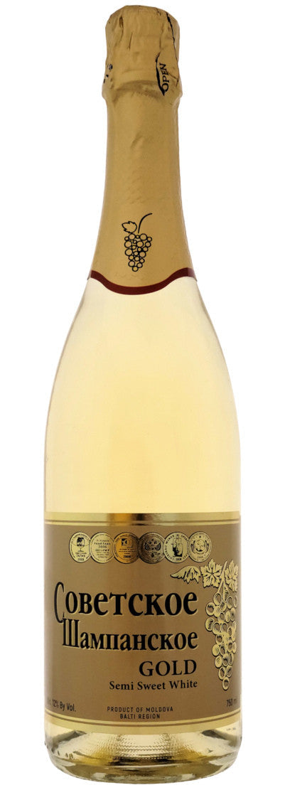 Sovetskoe Zolotoe Semi-Sweet Sparkling (Case only)