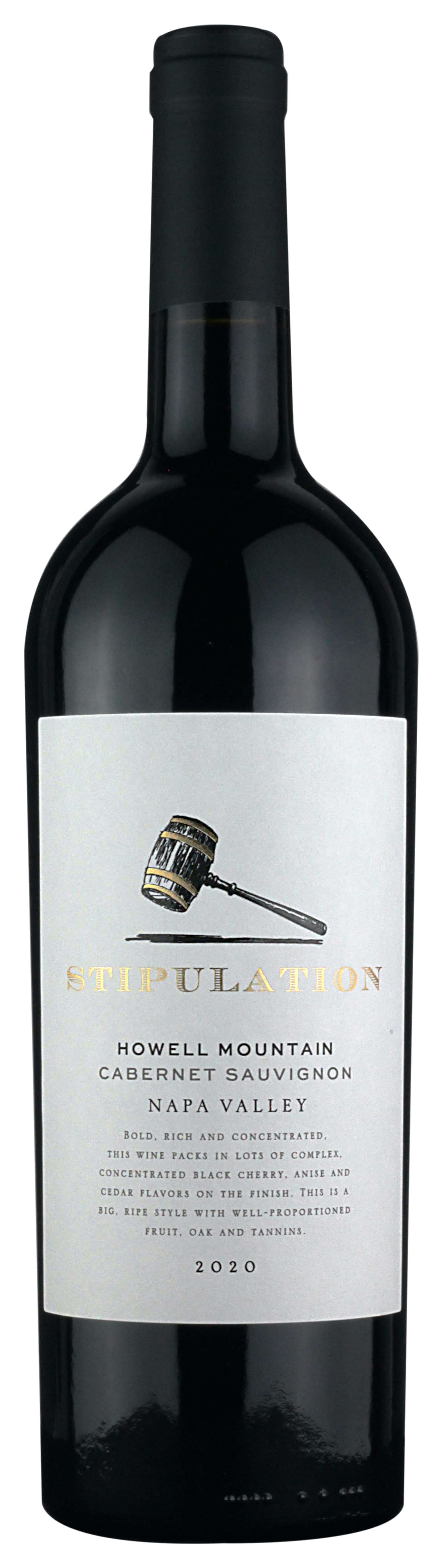 Stipulation Mount Howell Napa Cabernet Sauvignon 2020 (Case Only)