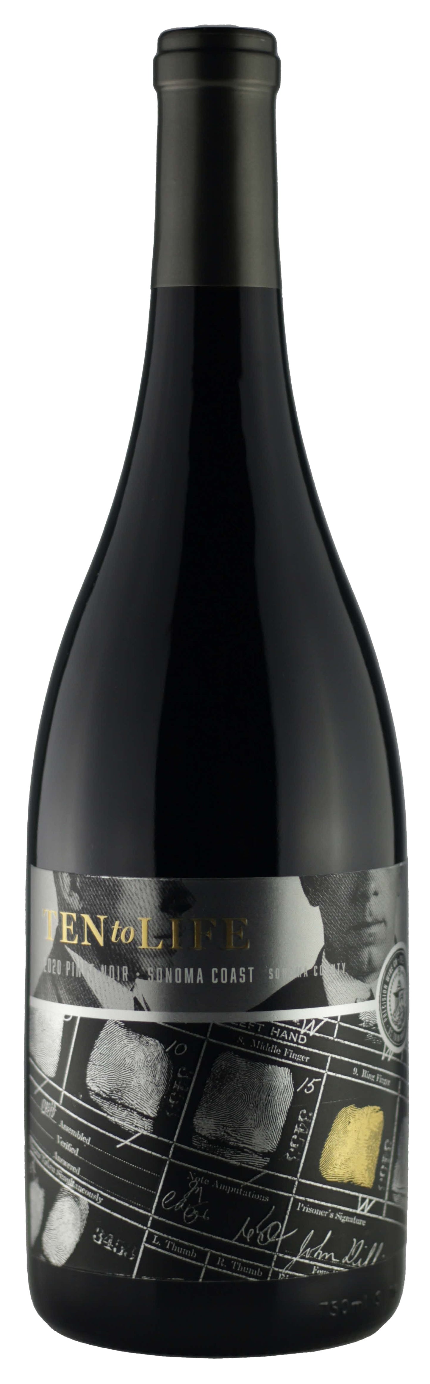 TEN TO LIFE SONOMA COAST PINOT NOIR 2020 (Case only)