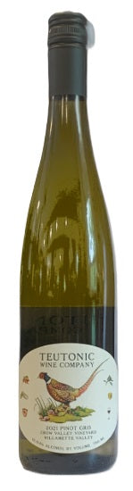 Teutonic Pinot Gris Crow Valley Vineyard Willamette Valley 2 2021 (Case only)