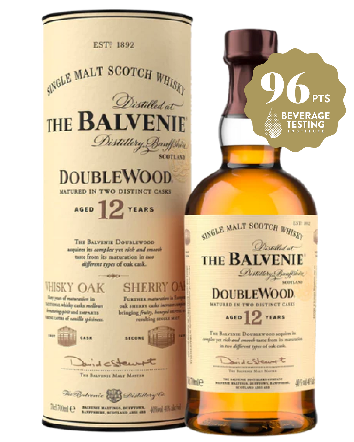 The Balvenie Scotch Single Malt 12 Year Doublewood