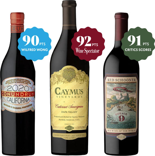 The Caymus Collection Bundle Trio Wine Gift Set