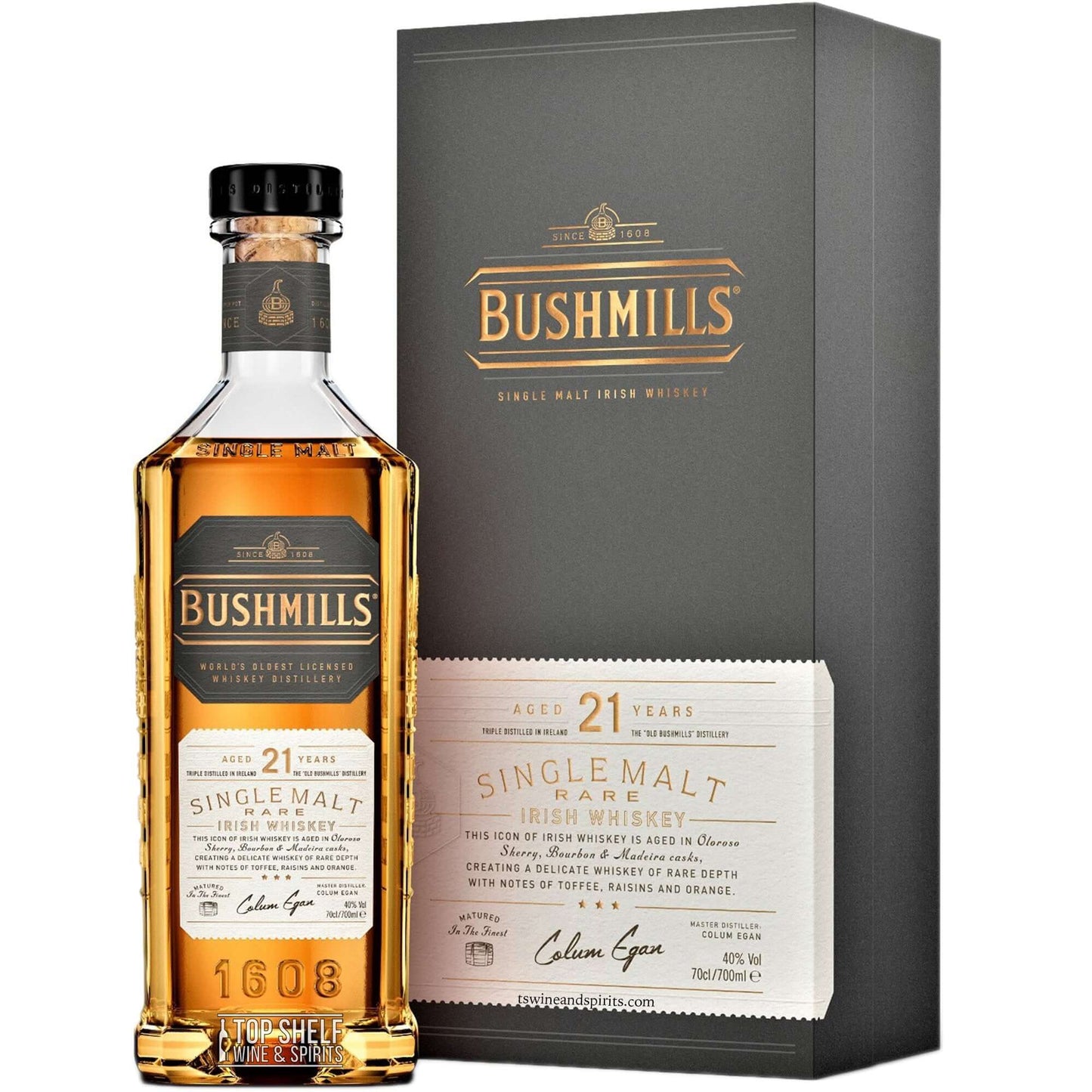 Bushmills Irish Whiskey 21 Year