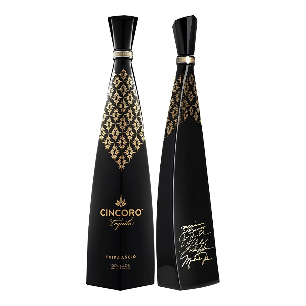 Cincoro Tequila Extra Anejo signed bottle