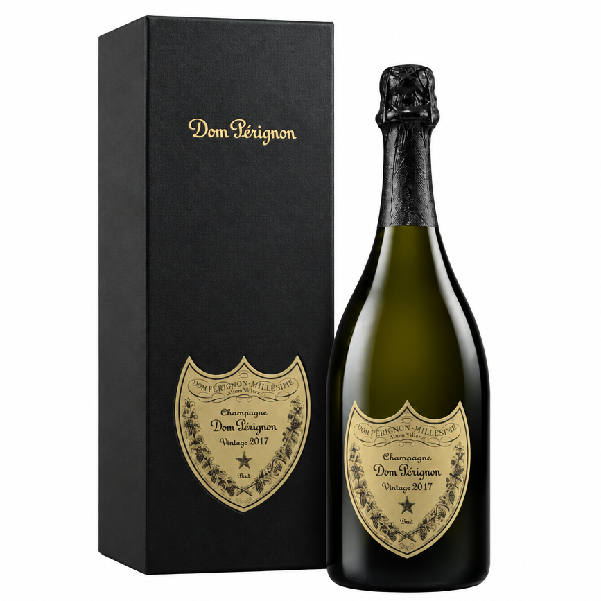Dom Perignon 2017 Champagne Bottle with Gift Box