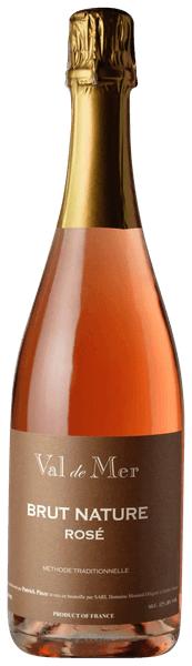 Val de Mer French Sparkling Brut Nature Rose