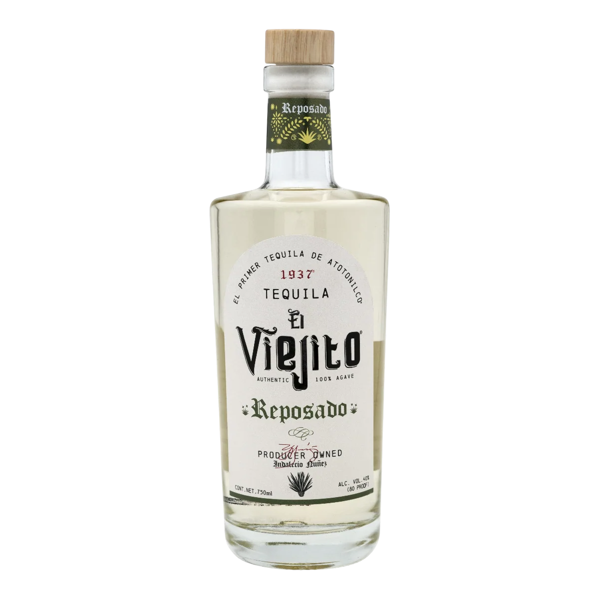 El Viejito Reposado Tequila 100% de Agave