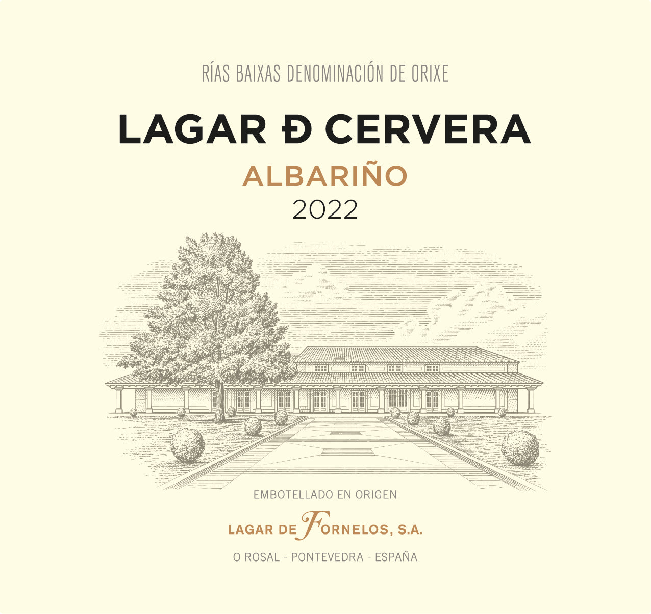 Rias Baixas Albarino 'Lagar de Cervera', Lagar de Fornelos