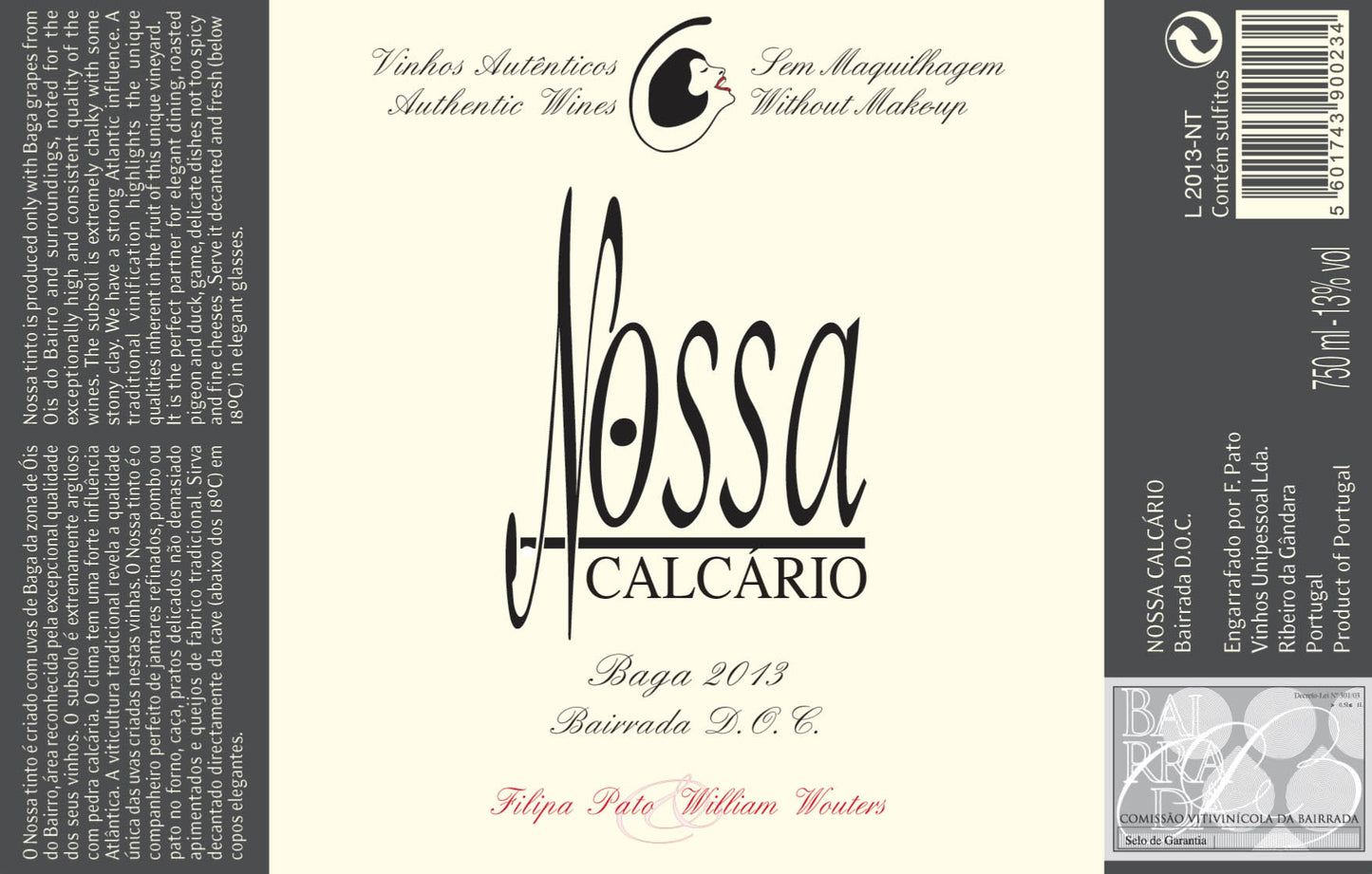 Bairrada Tinto, 'Nossa Calcario', Filipa Pato 2023