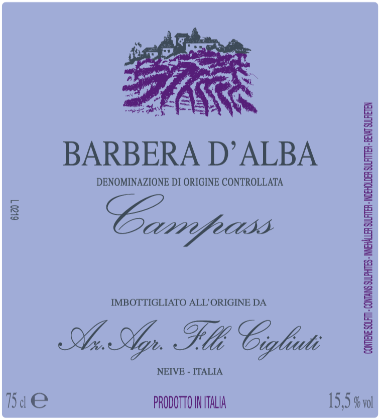 Barbera d'Alba 'Campass', Cigliuti 2022