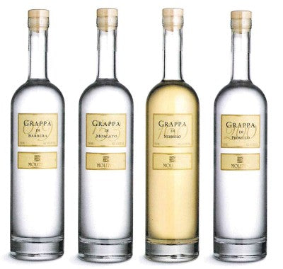 Moletto Grappa Combo Prosecco, Barbera, Moscato & Nebbiolo