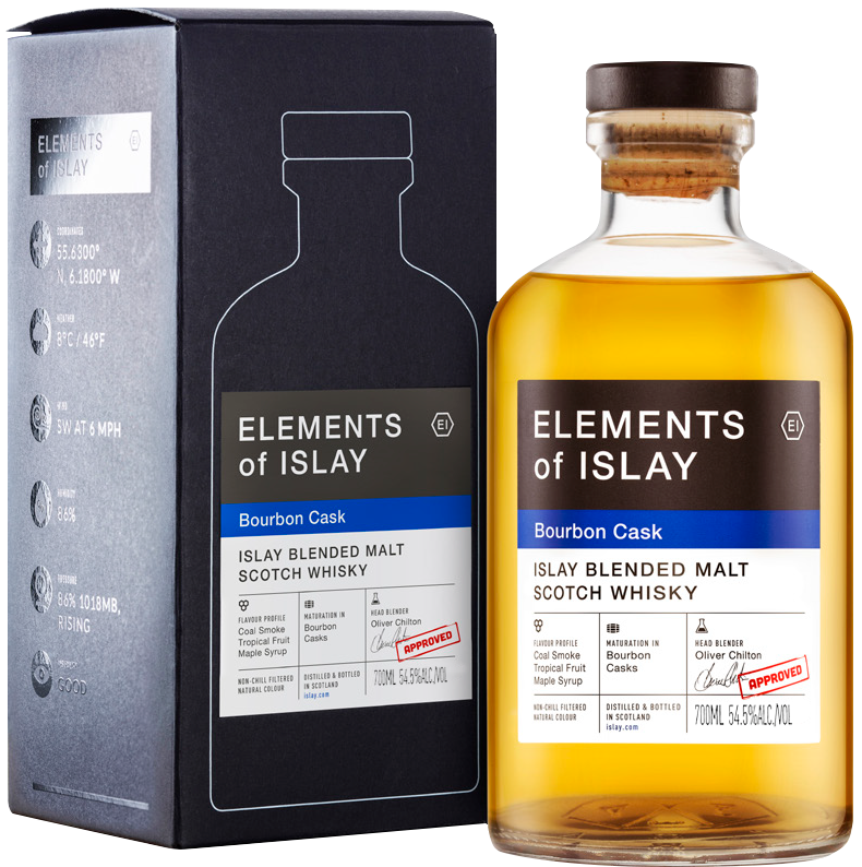 Blended Malt Scotch Whisky, Bourbon Cask, Elements Of Islay