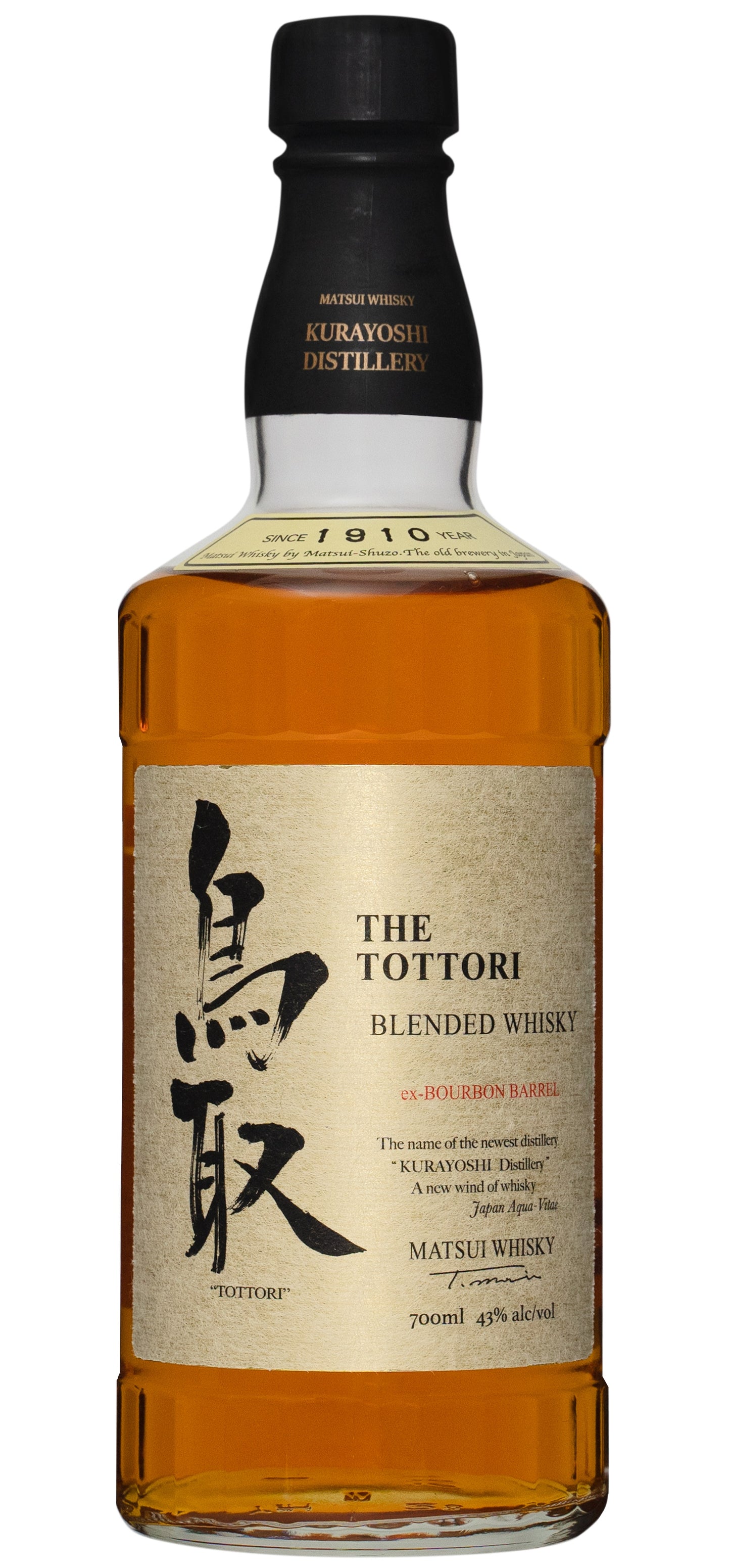 Blended Whisky, 'The Tottori - Ex-Bourbon Cask,' Matsui Whisky