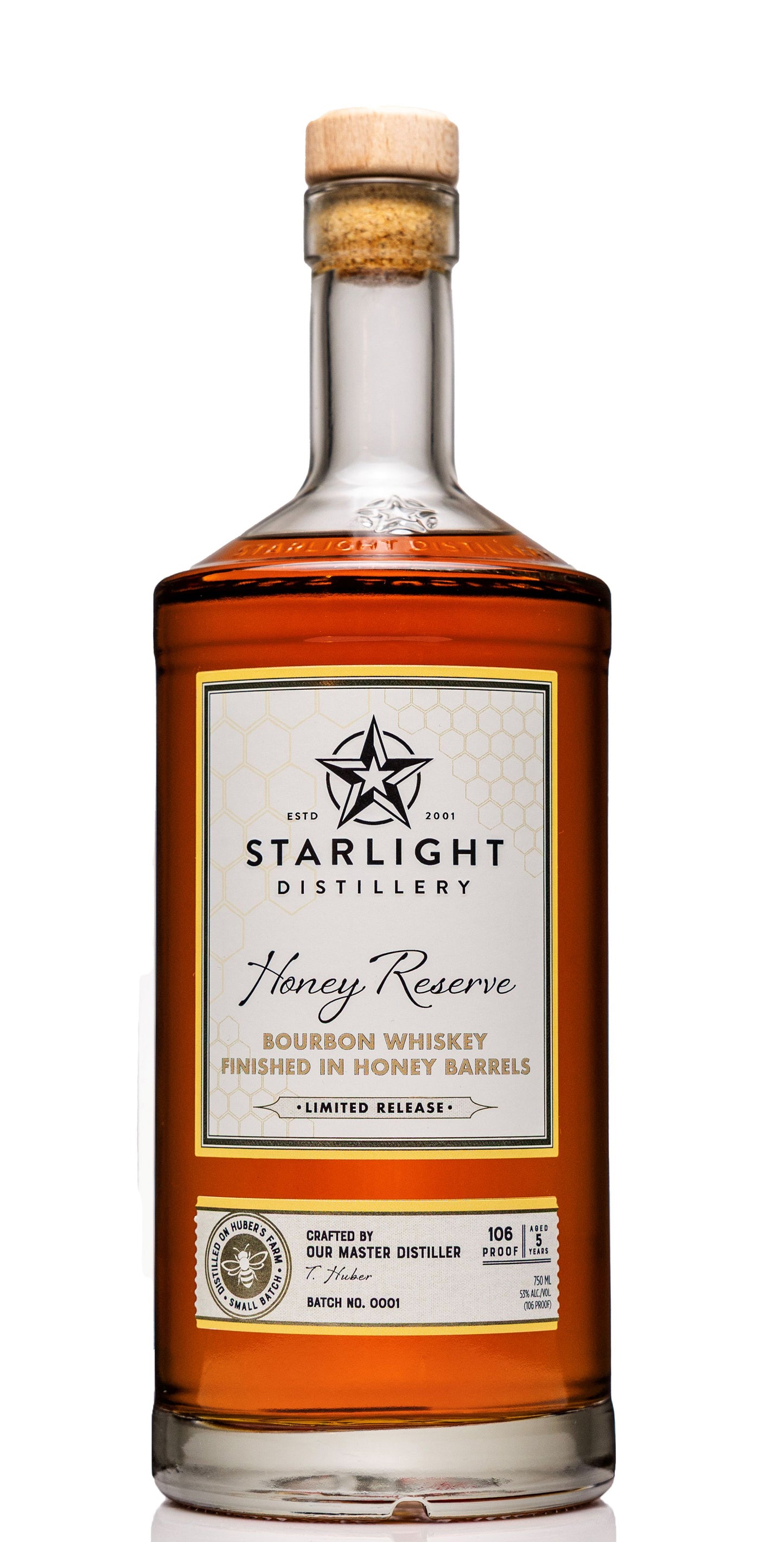 Bourbon Whiskey, 'Honey Reserve', Starlight