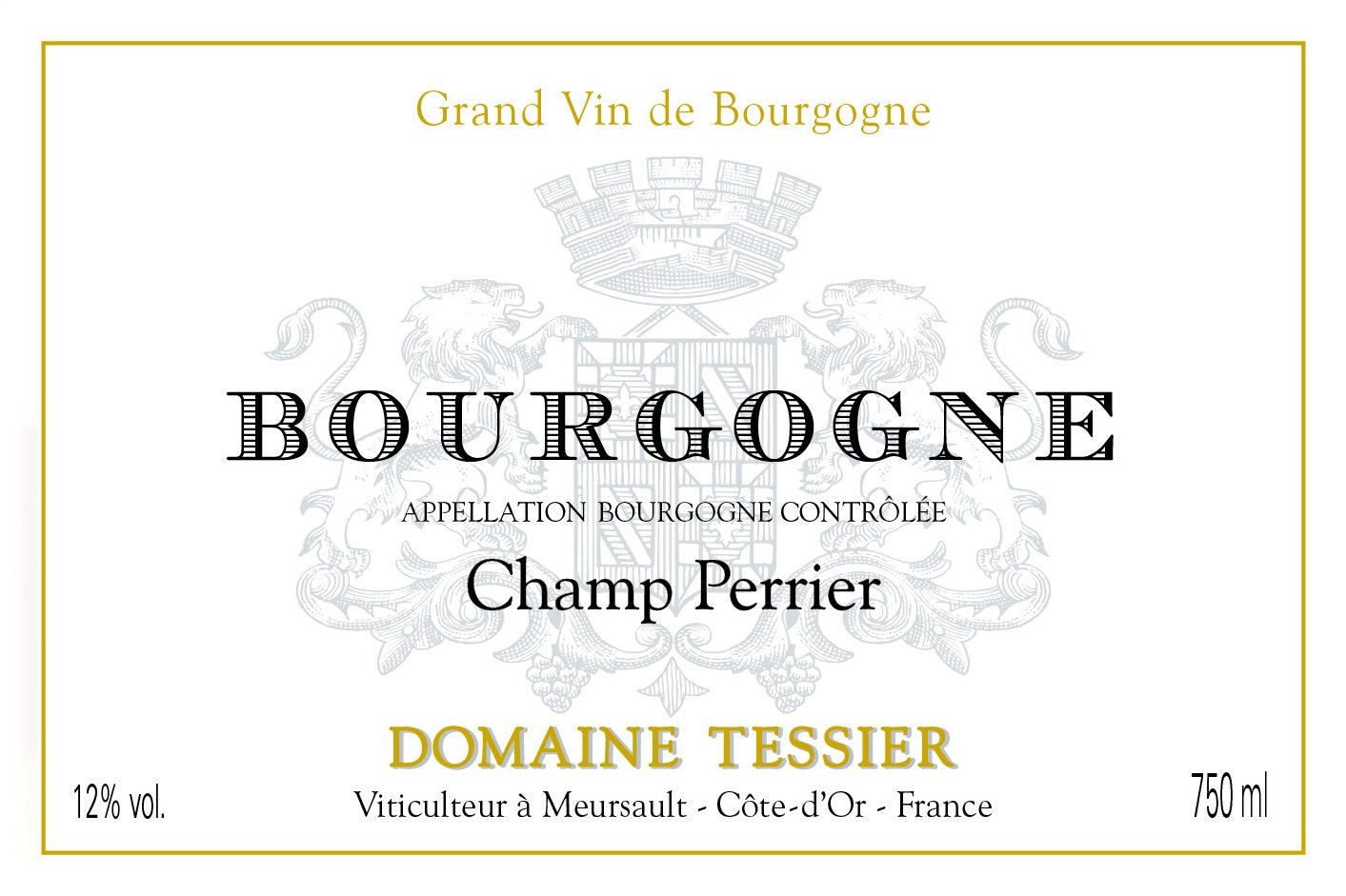 Bourgogne Blanc "Champ-Perrier", Domaine Tessier 2022