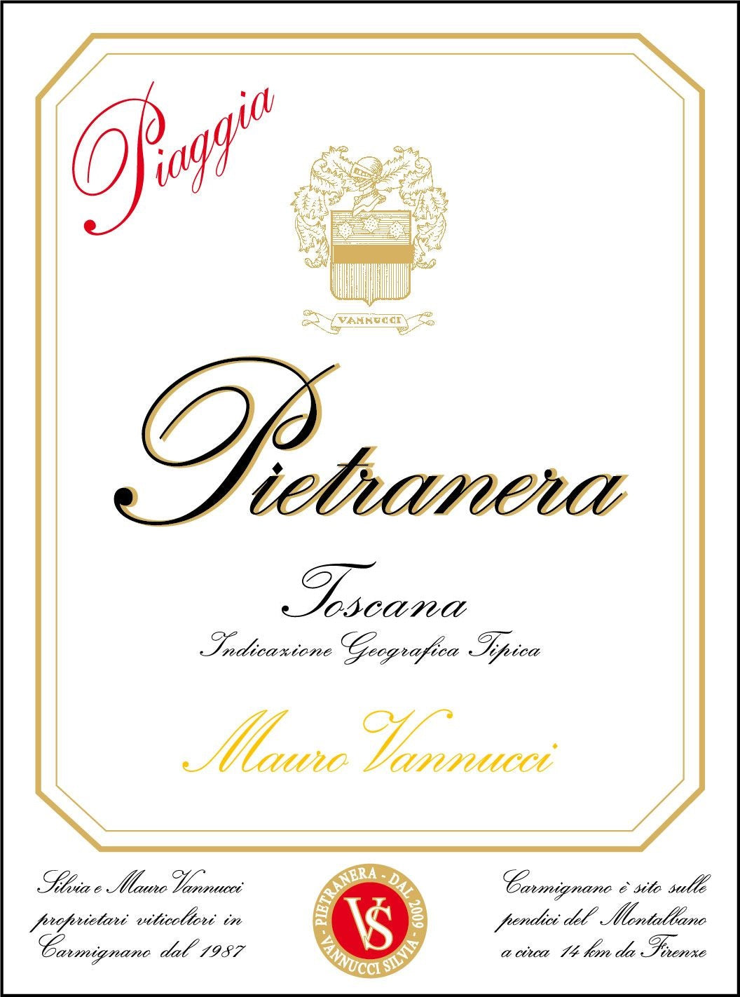 Sangiovese 'Pietranera', Piaggia