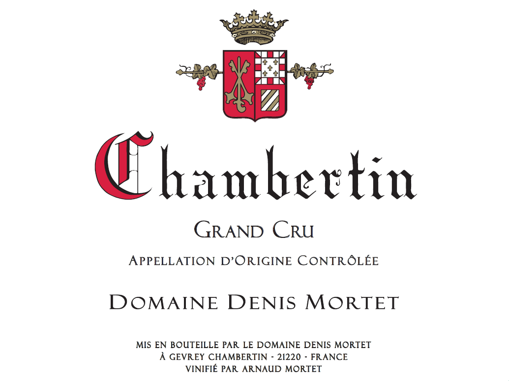 Chambertin Grand Cru, Domaine Denis Mortet 2022