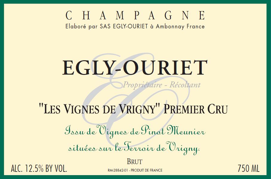 "Les Vignes De Vrigny" 1er Cru Extra Brut, Champagne Egly-Ouriet