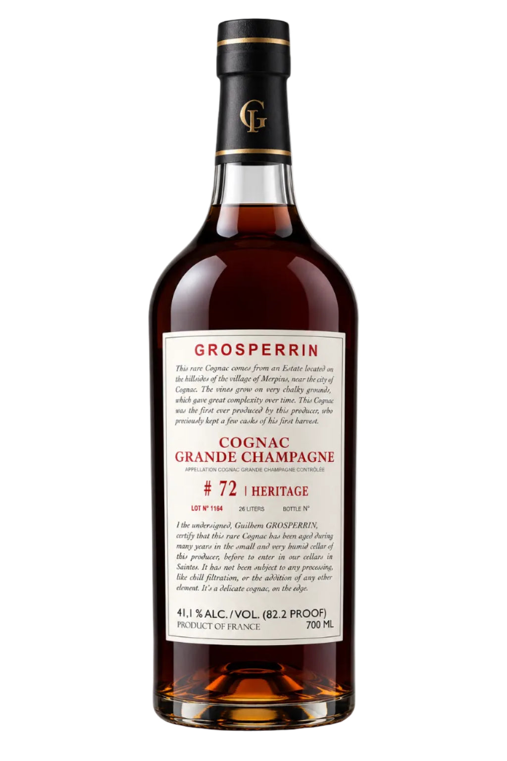 Cognac, Grand Champagne, Grosperrin 1972