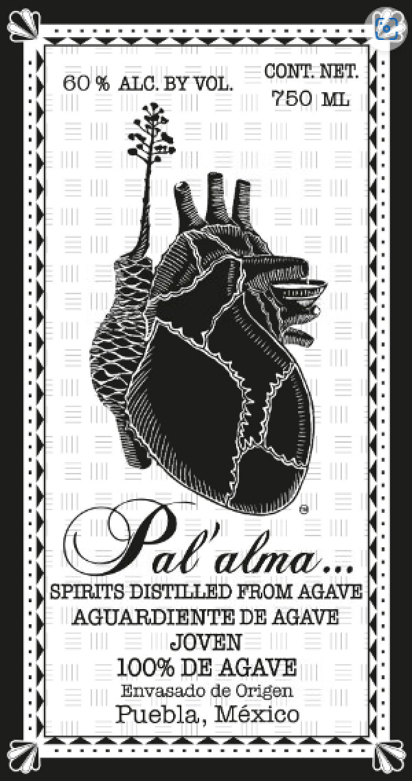 Destilado de Agave, 'Santa - Puebla', Pal'alma