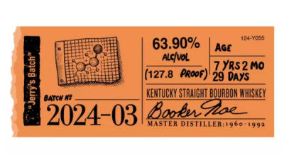 Booker's Bourbon Whiskey 7 Year