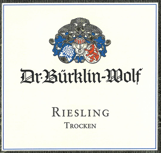 Estate Riesling Trocken, Dr. Burklin-Wolf