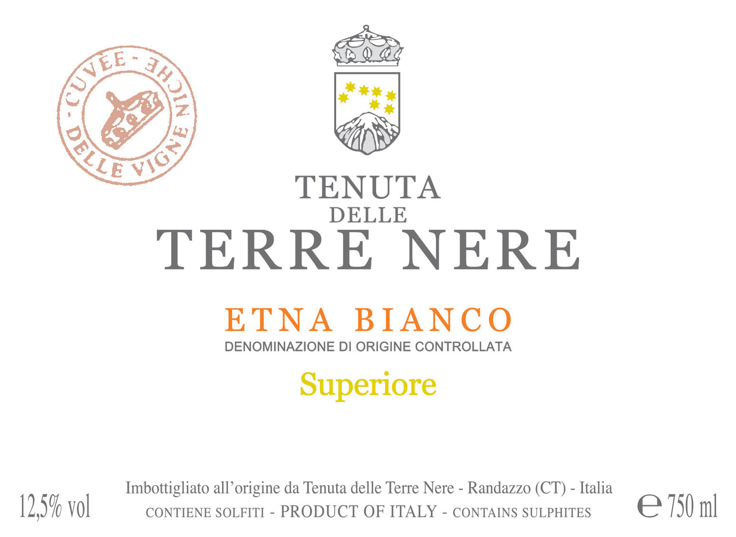 Etna Bianco Superiore 'Le Vigne Niche- Salice', Terre Nere 2024