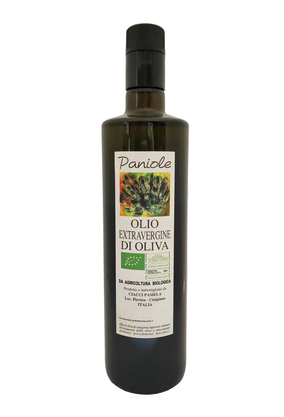 Extra Virgin Olive Oil Organic 'Paniole', Mocali 2025