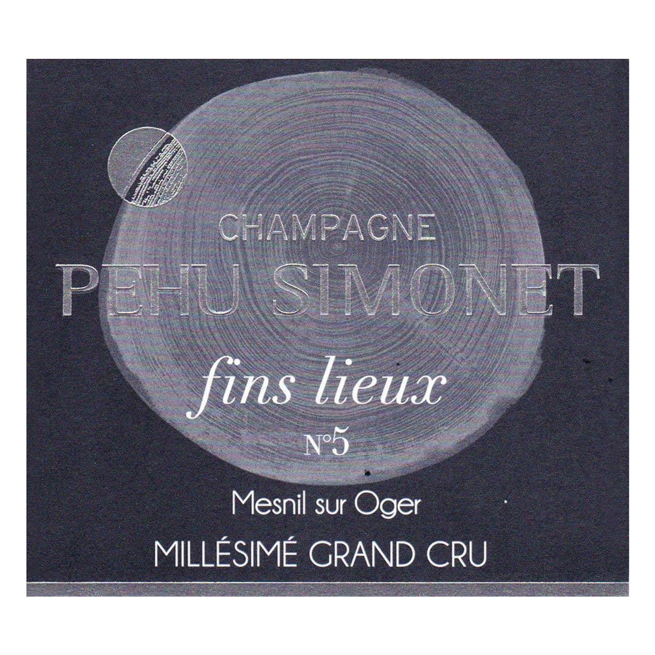 "Fins Lieux #5 Le Mesnil-sur-Oger" Blanc de Blancs Grand Cru Extra Brut, Champagne Pehu-Simonet 2016