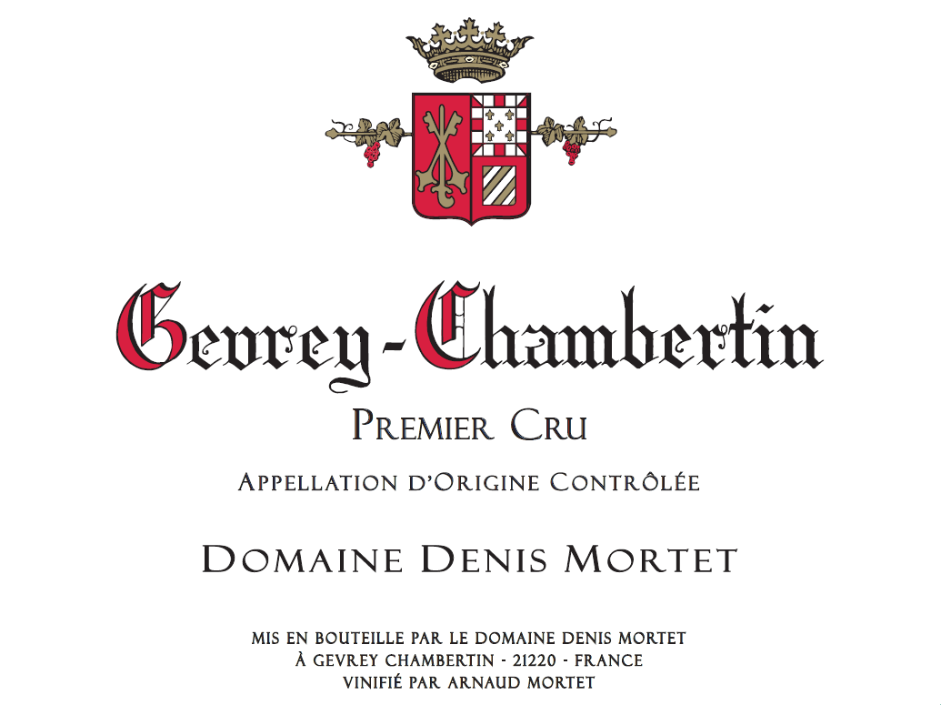 Gevrey-Chambertin 1er, Domaine Denis Mortet 2022