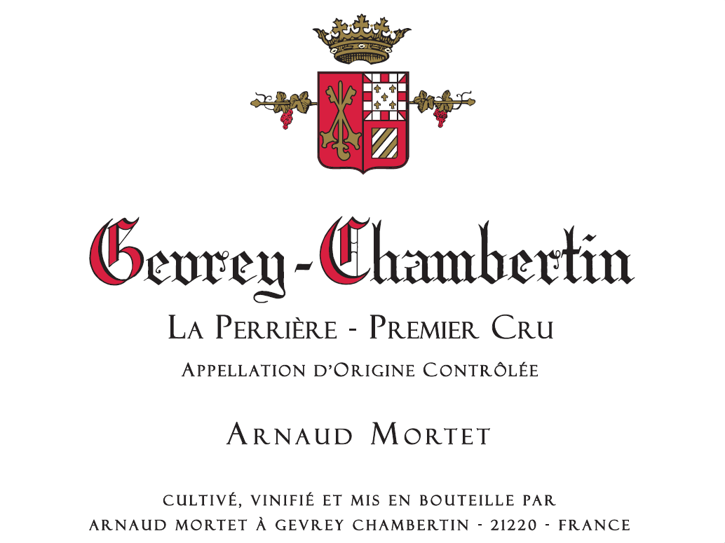 Gevrey-Chambertin 1er "La Perriere", Arnaud Mortet 2022