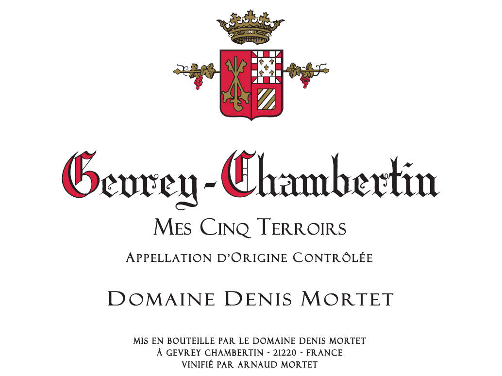 Gevrey-Chambertin "Mes Cinq Terroirs", Domaine Denis Mortet 2023