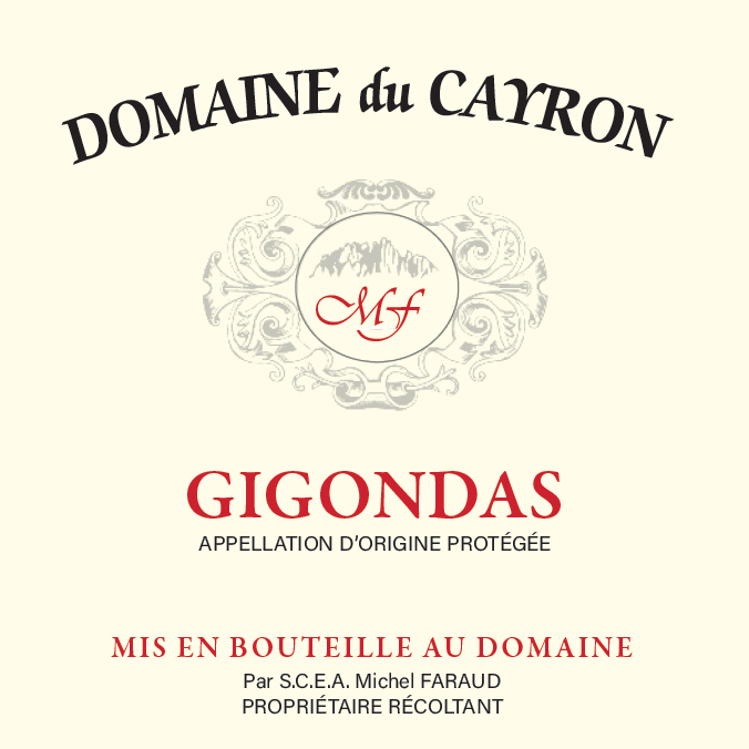 Gigondas, Domaine du Cayron 2022