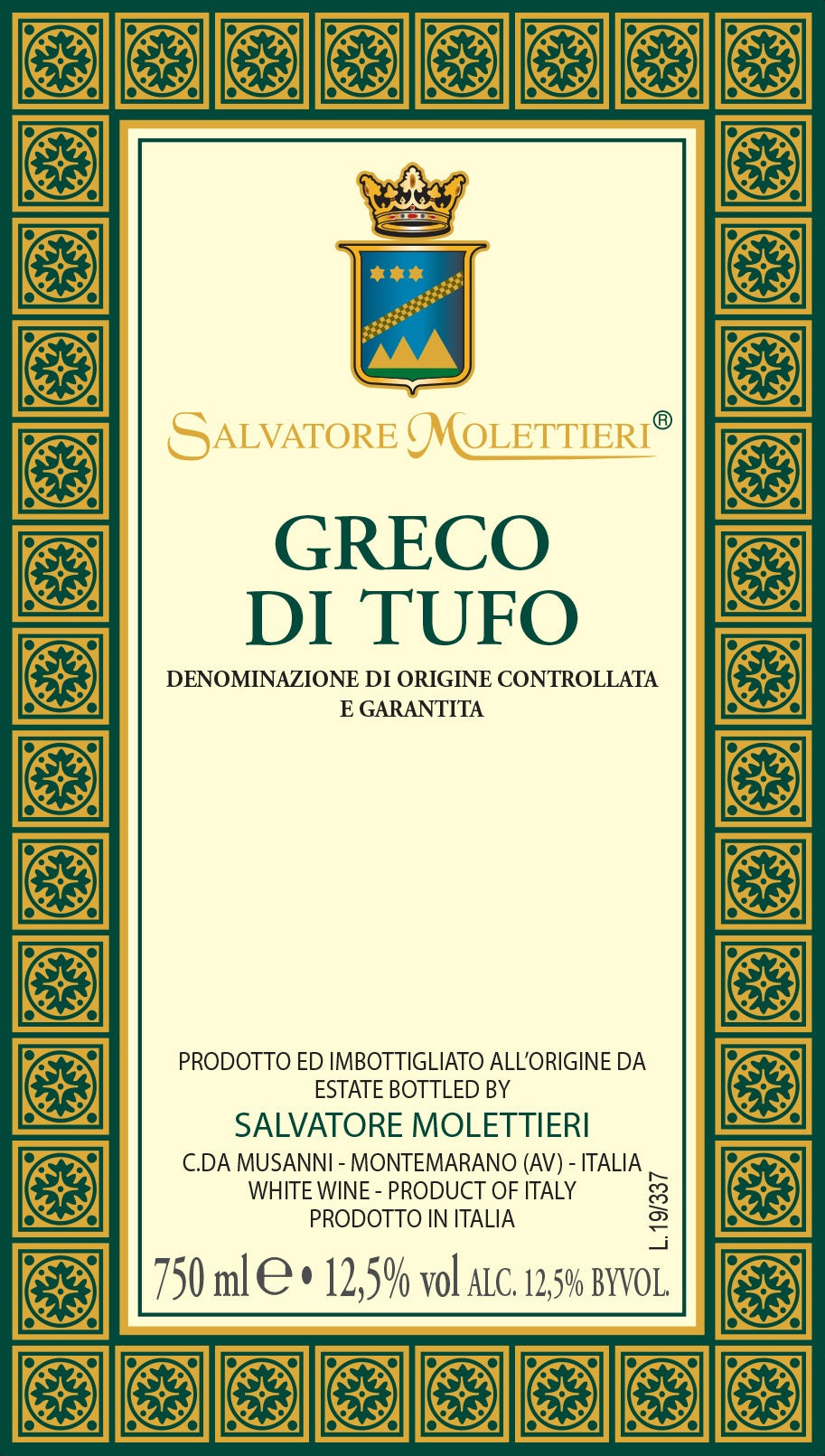 Greco Di Tufo, Salvatore Molettieri
