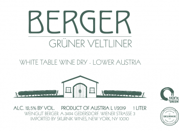 Gruner Veltliner, E & M Berger