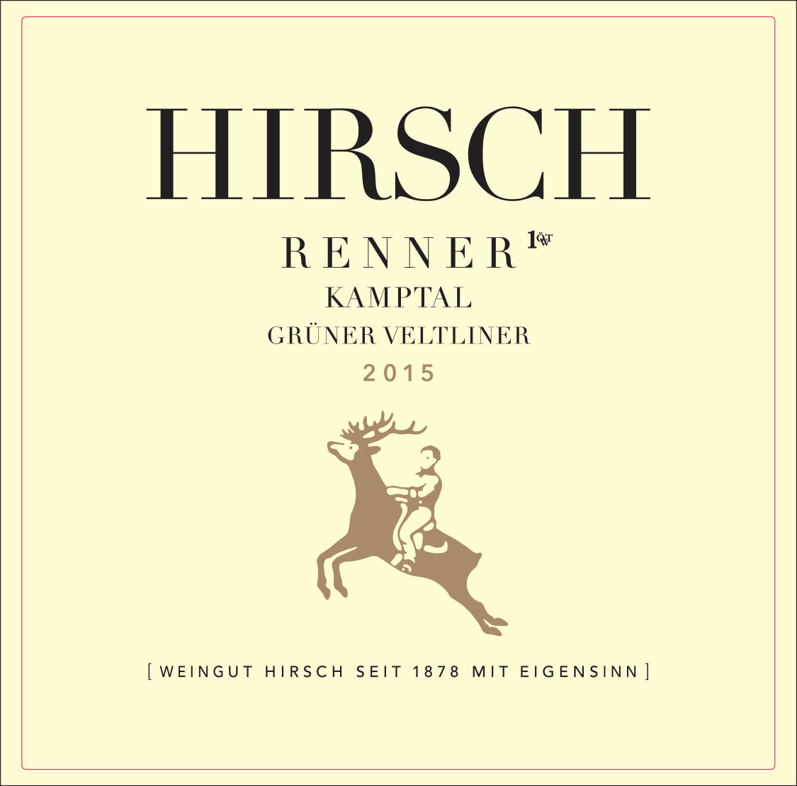 Gruner Veltliner Ried Renner Erste Lage, Hirsch 2021