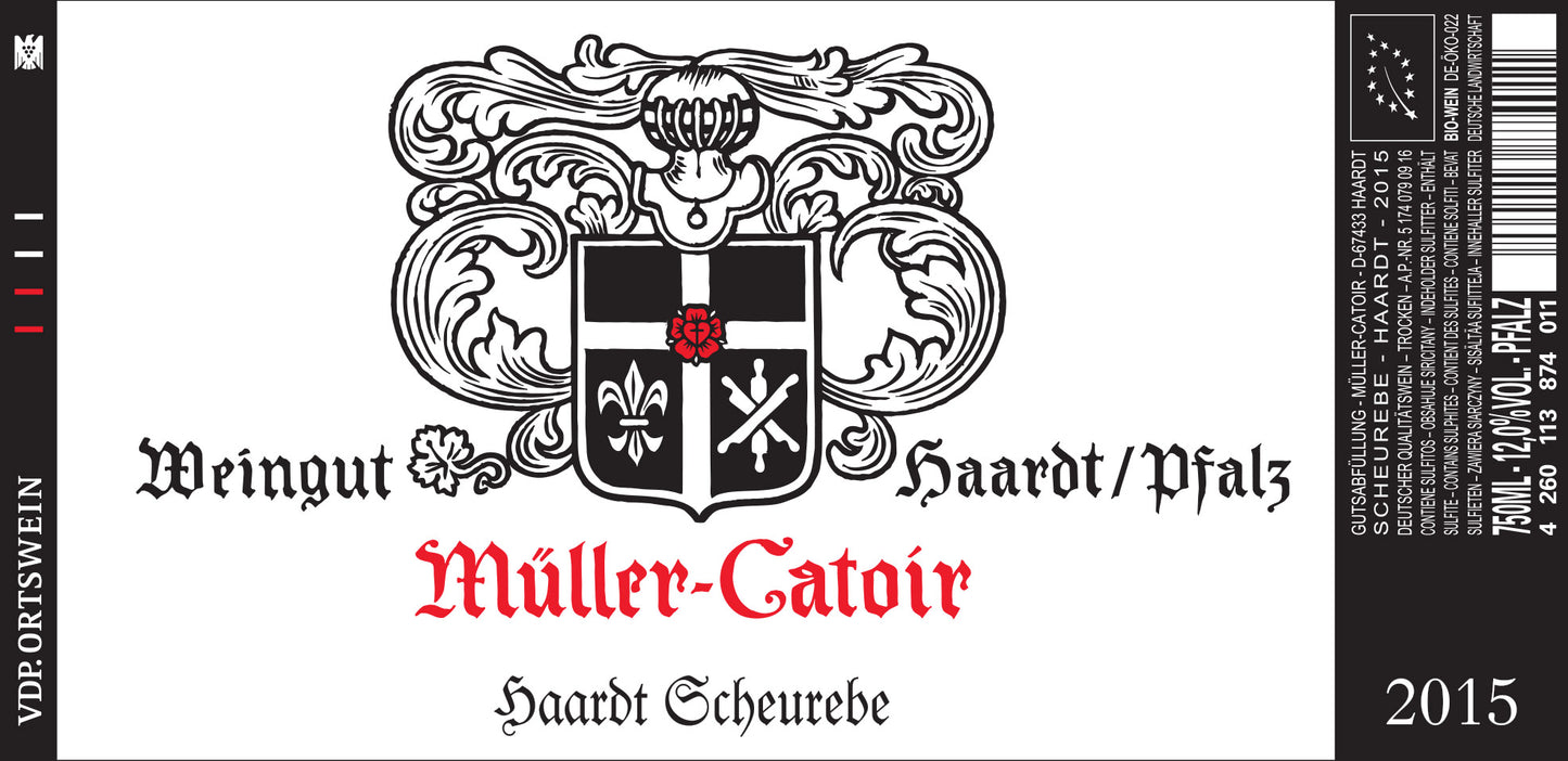 Haardt Scheurebe Trocken, Muller-Catoir 2024