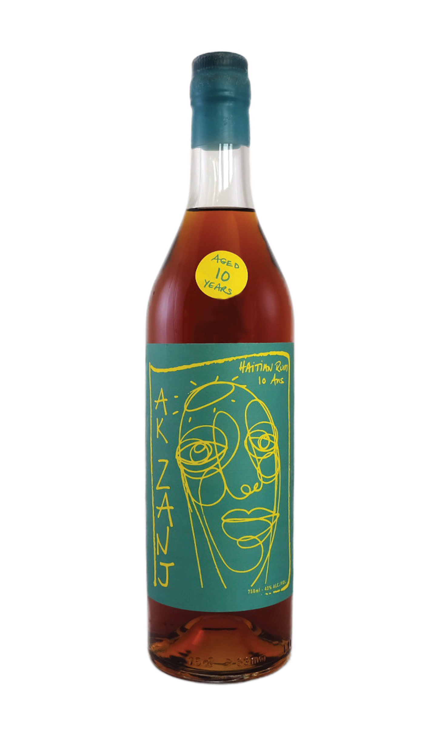 Haitian Dark Rum - 10 Year, Ak Zanj