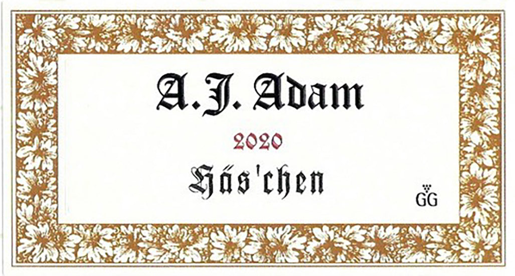 Has'chen Riesling Grosses Gewachs, A.J. Adam 2024