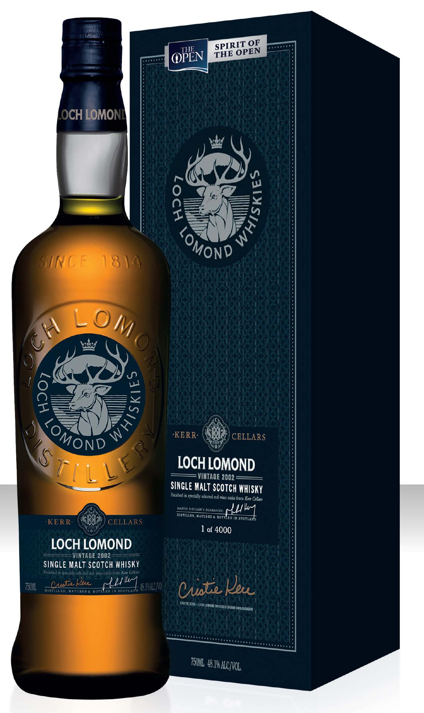 Highland Single Malt Scotch Whisky, 'Kerr Cellars 2002 Red Wine Cask', Loch Lomo