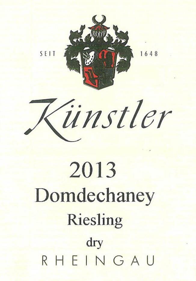Hochheimer Domdechaney 1er Lage Riesling Trocken, Kunstler 2023