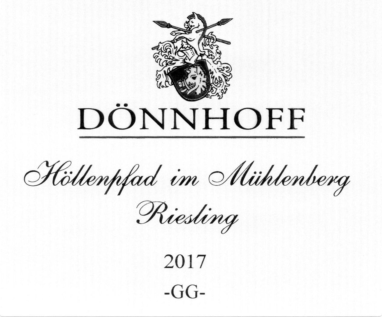 Hollenpfad im Muhlenberg Riesling Grosses Gewachs, Donnhoff 2024