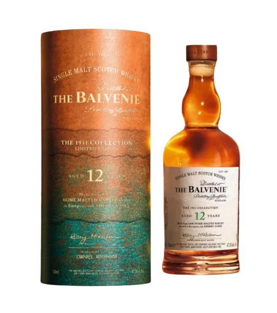Balvenie 12YR Old Home Malted Single Malt Scotch Whiskey 700 ML