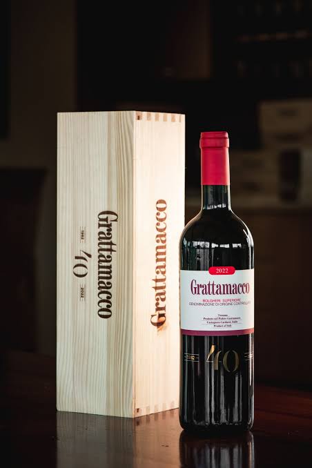 Grattamacco Bolgheri Rosso Superiore Doc 40th Anniv 6 Cs 2022